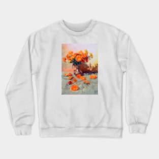 Flower Bouquet Painting Crewneck Sweatshirt